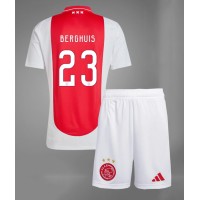 Ajax Steven Berghuis #23 Hjemmedraktsett Barn 2024-25 Kortermet (+ Korte bukser)